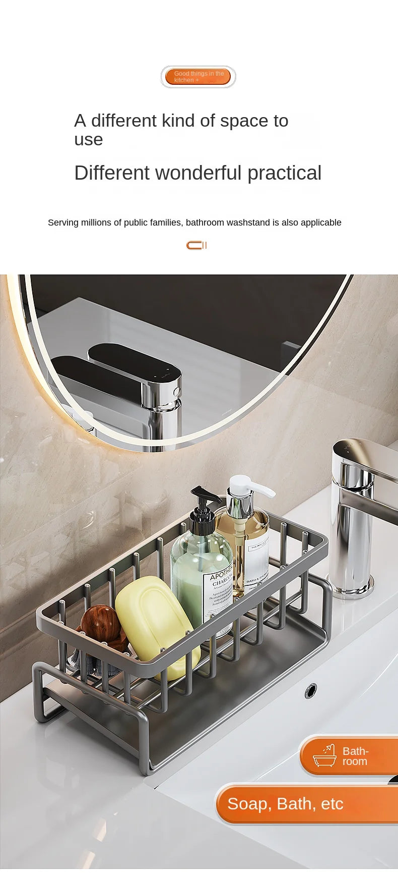 PureFlow Sink Organizer Pro