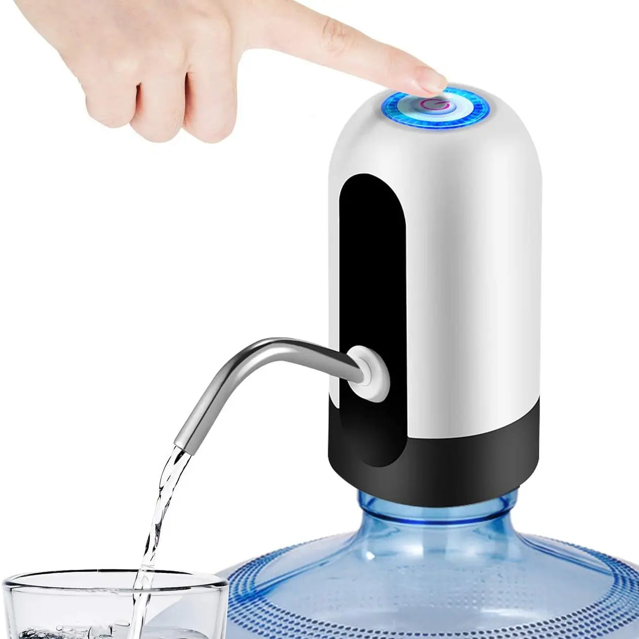 PureFlow Automatic Water Bottle Pump – USB Rechargeable Dispenser