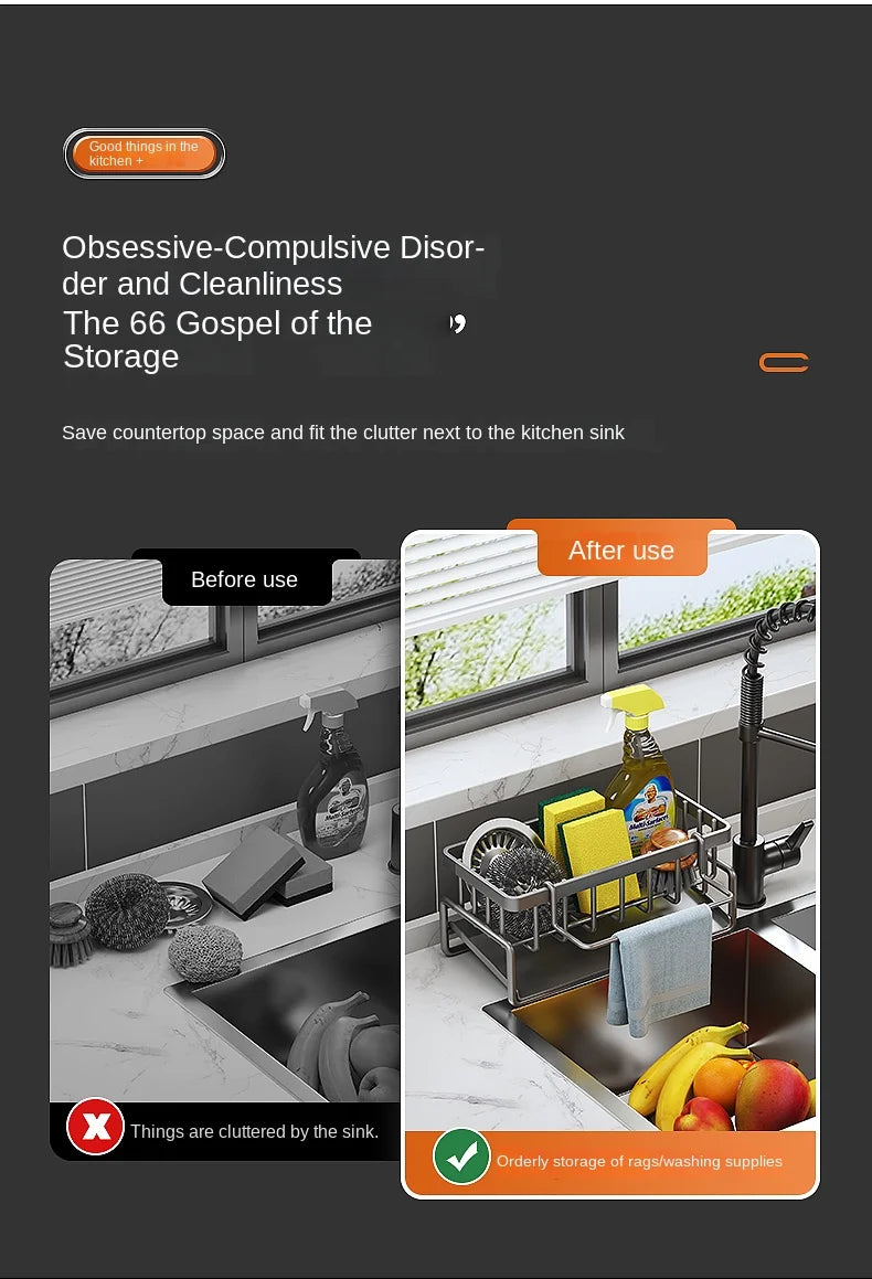 PureFlow Sink Organizer Pro