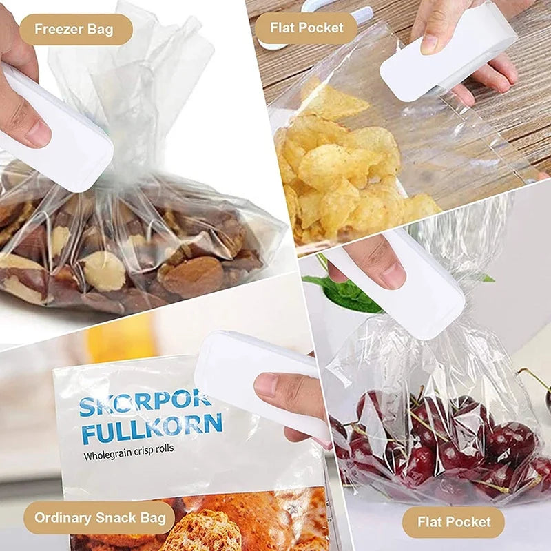 PureFlow Mini Heat Bag Sealer – Keep Food Fresh & Stop Waste